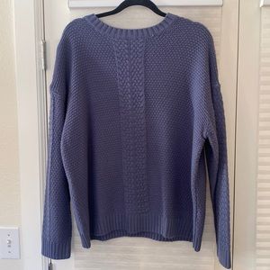 SHEIN purple knit sweater